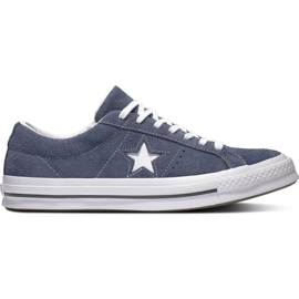 Converse One Star '74 Premium Suede Blue blå