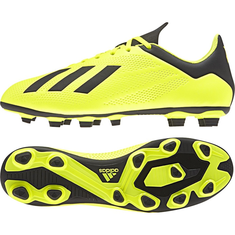 Adidas X 18.4 Fg M DB2188 fotbollsskor gul gul