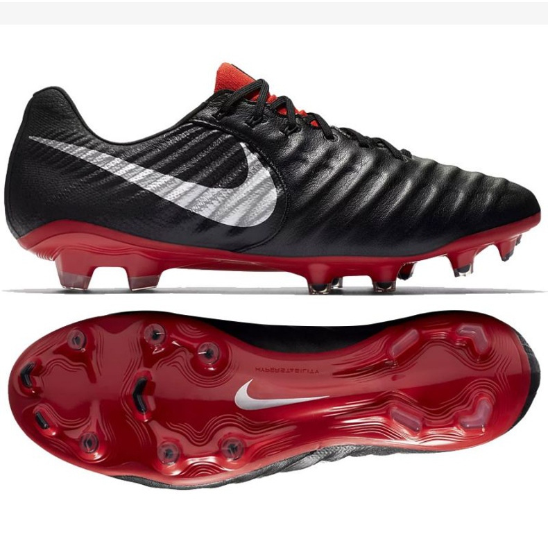 Nike Tiempo Legend 7 Elite Fg M AH7238-006 fotbollsskor svart svart