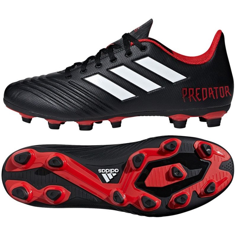 Adidas Predator 18.4 fotbollsskor svart