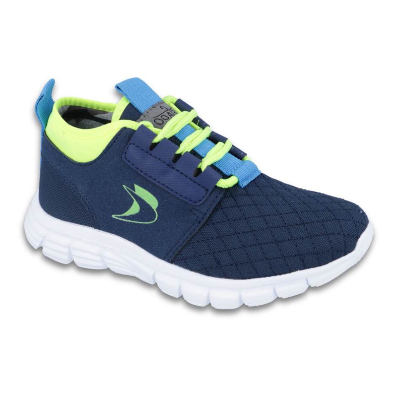 Befado barnskor upp till 23 cm 516Y036 blå grön marinblå