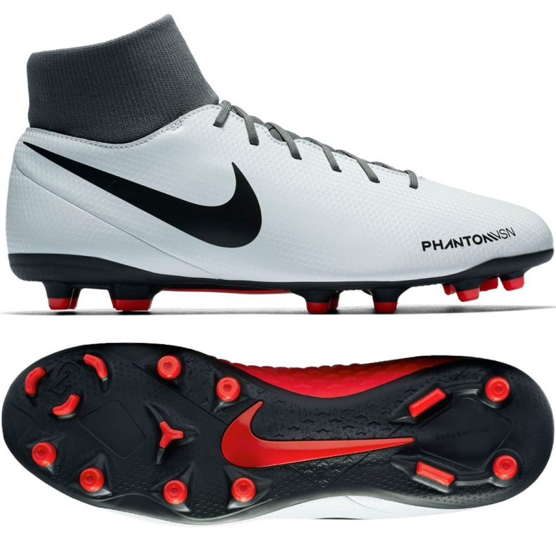 Nike Phantom Vsn Club Df Mg Jr AJ6959-060 fotbollsskor vit vit