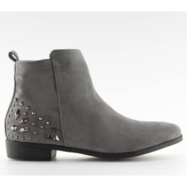 Grå Jodhpur stövlar MB188-112 grå