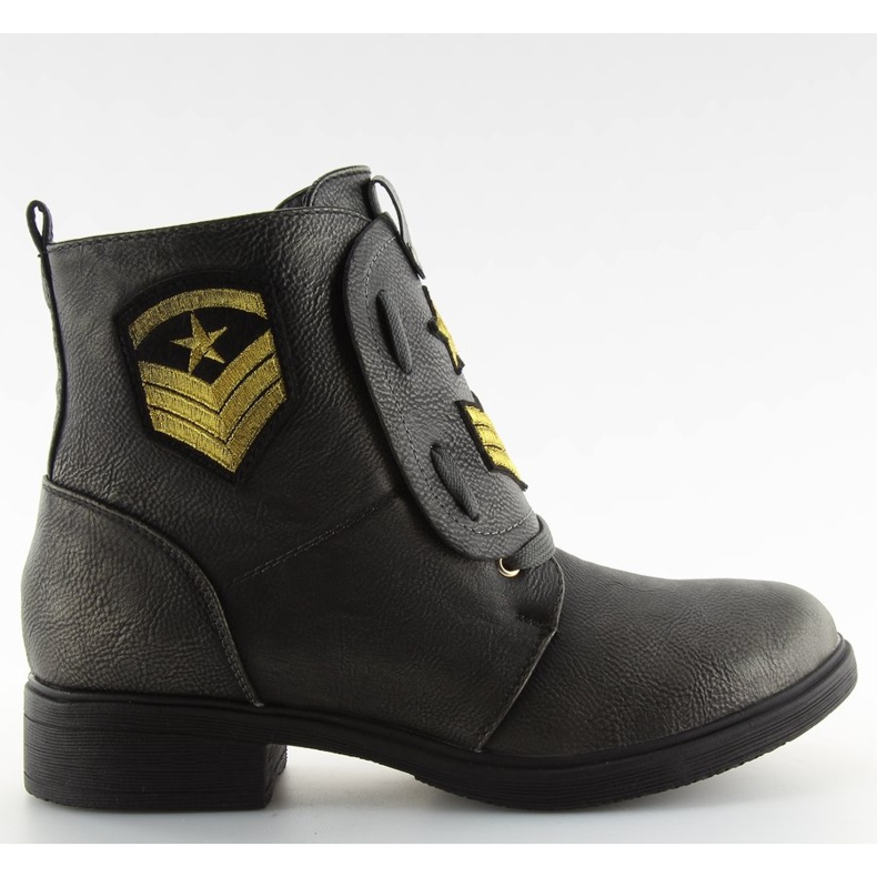 Stövlar med grå H-4 Gråa fläckar