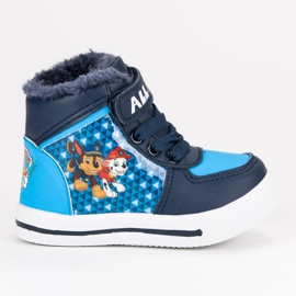 Isolerade hundpatrullskor blå