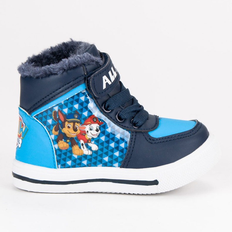 Isolerade hundpatrullskor blå