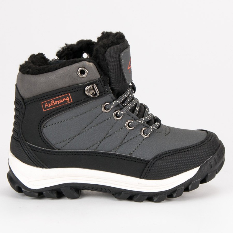 Ax Boxing Varm skor över vristen grå