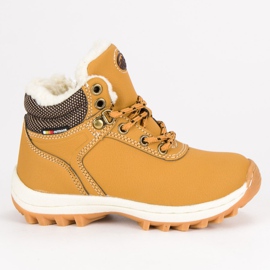 Ax Boxing Vintersko med dragkedja gul