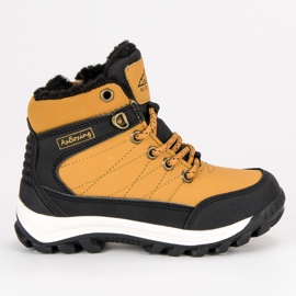 Ax Boxing Varm skor över vristen gul