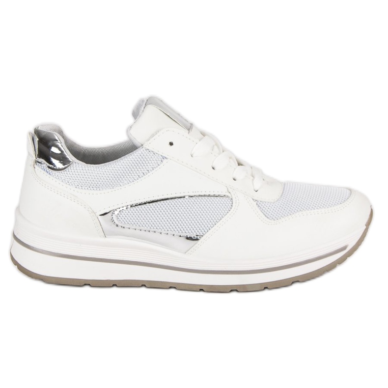 Trendiga sportskor vit