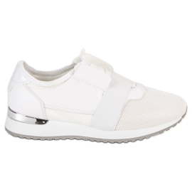 Slip-on sportskor vit