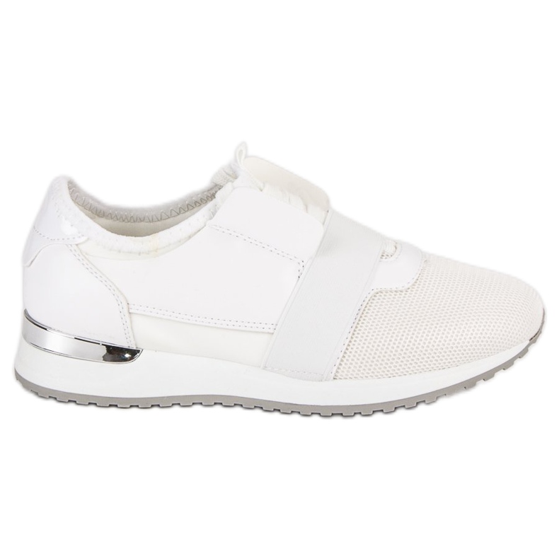 Slip-on sportskor vit