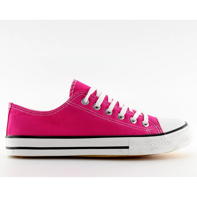 Klassiska damsneakers fuchsia XL03 Fuschia rosa