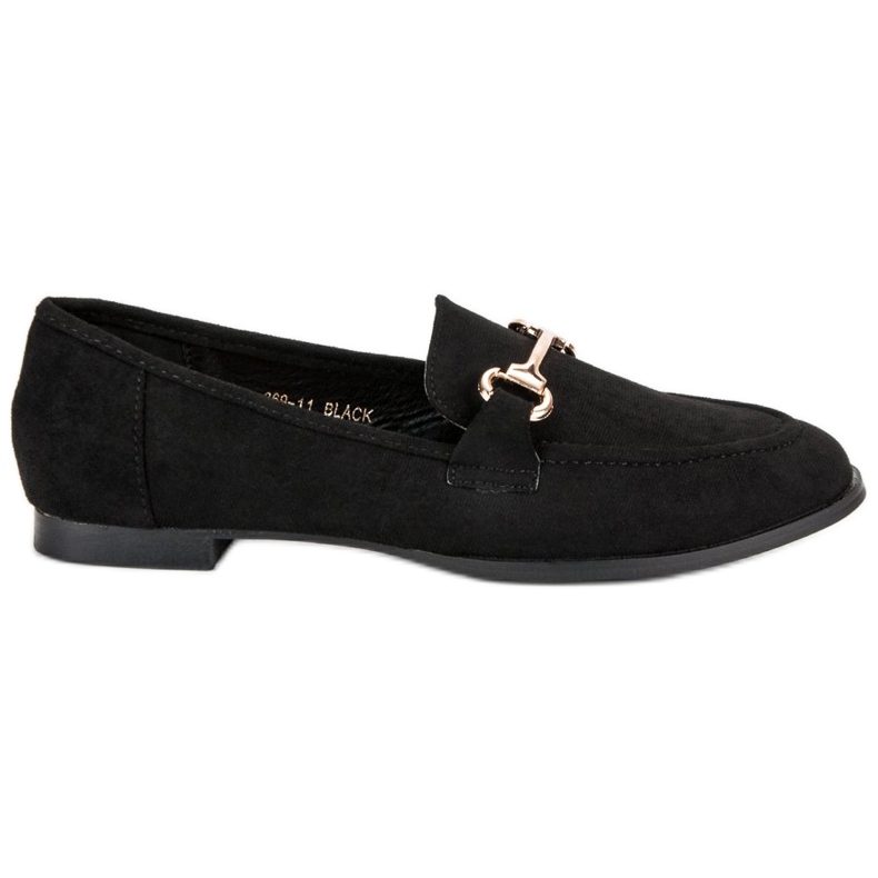 Slip-on mocka loafers svart