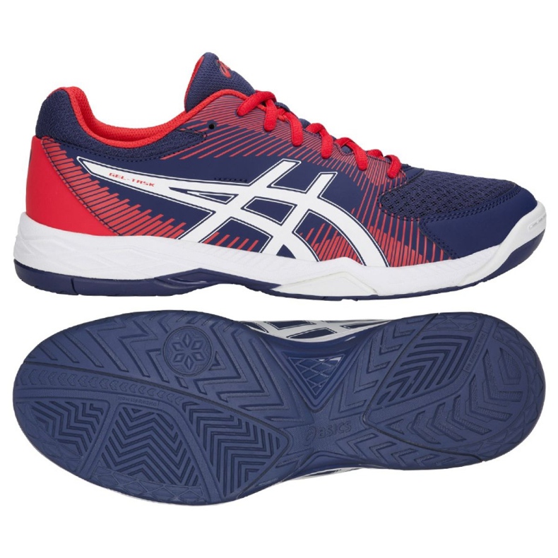 Asics Gel Task M B704Y-400 volleybollskor marinblå marinblå