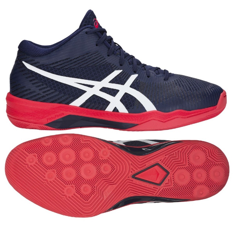 Asics Volley Elite Ff Mt M B700N-400 volleybollskor marinblå marinblå