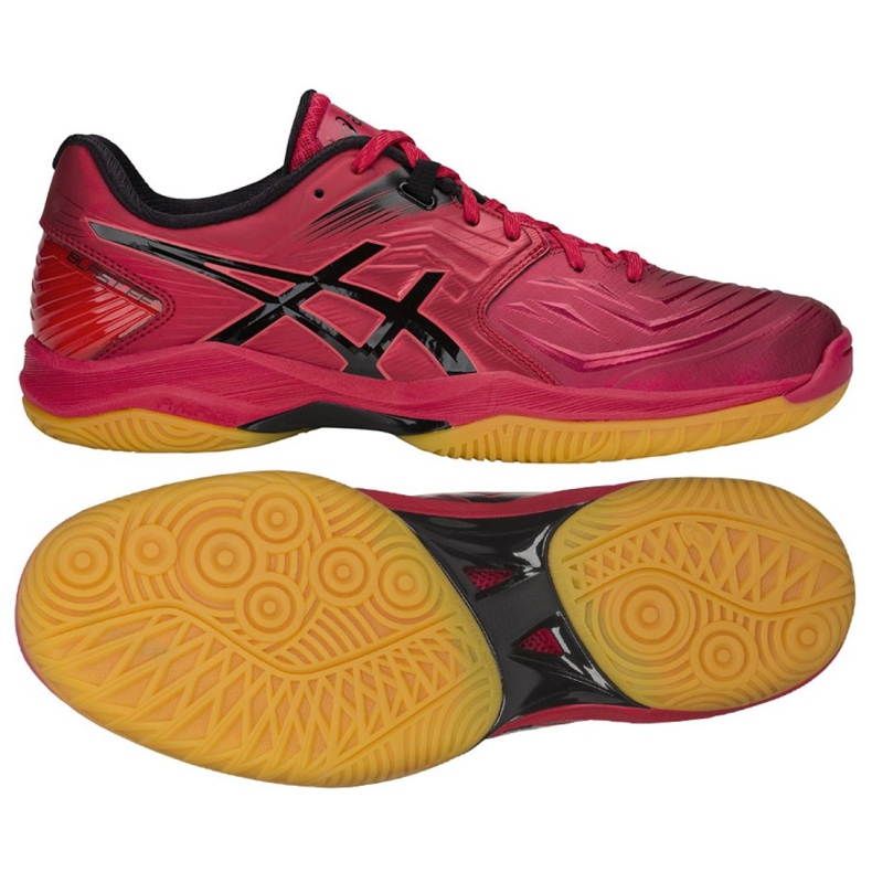 Handbollsskor Asics Blast Ff M 1071A002-601 svart röd