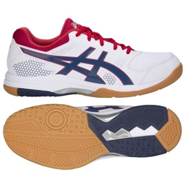 Asics Gel Rocket 8 M B706Y-100 volleybollskor mångfärgad vit