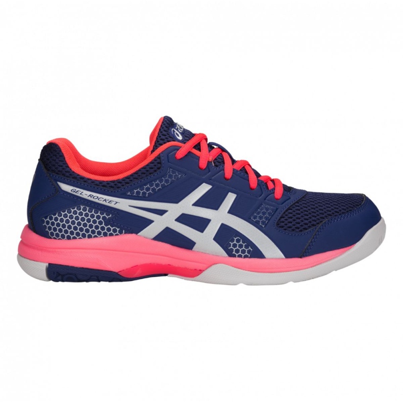 Asics Gel Rocket 8 W B756Y-400 volleybollskor marinblå marinblå