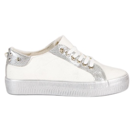 Sweet Shoes Trendiga sportskor grå