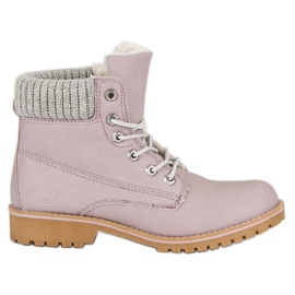 Viola fällare med fårskinn MCKEYLOR violett