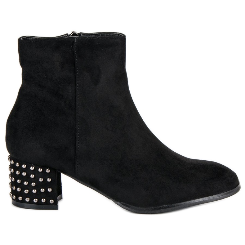 Filippo Eleganta stövlar i mocka svart