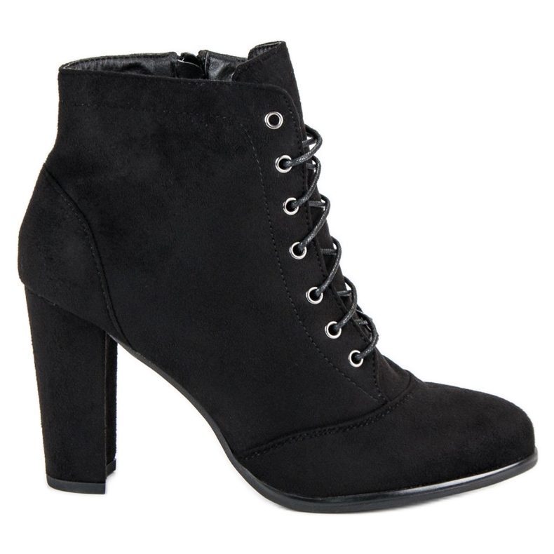 Juliet Knutna stövlar på stolpen svart