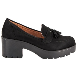 Ch. Creation Snygga mockasinskor svart