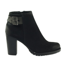 Filippo Kvinnors högklackade stövlar med 8255 spännen svart