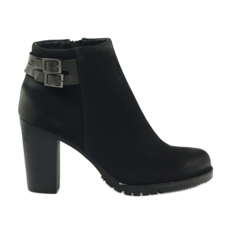 Filippo Kvinnors högklackade stövlar med 8255 spännen svart