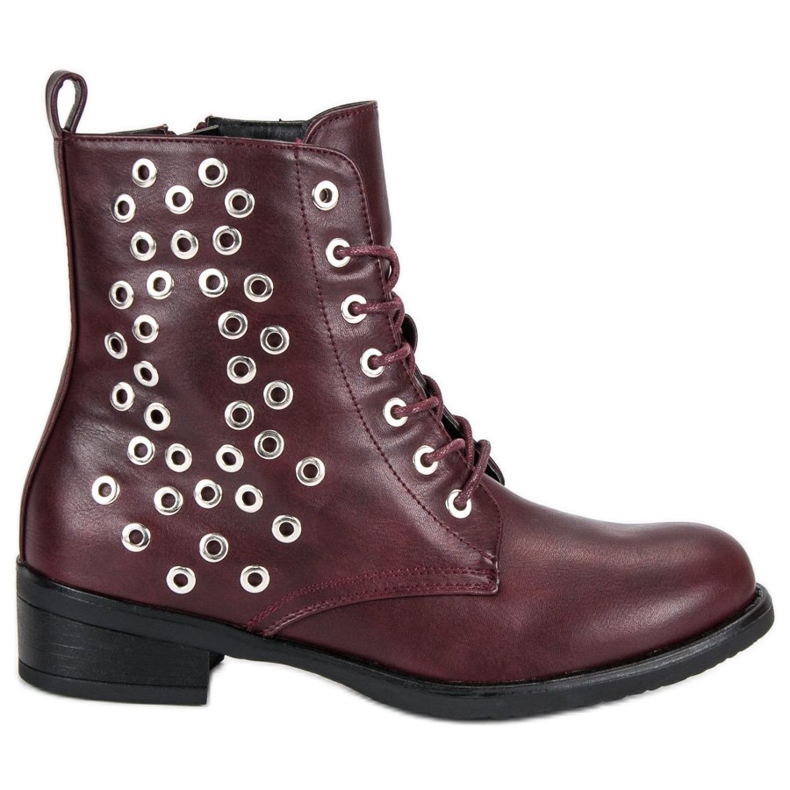 Bindade burgundearbetare röd