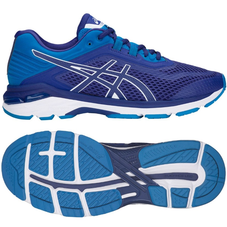 Löparskor Asics GT-2000 6 M T806N-400 blå