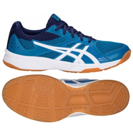 Asics Upcourt 3 M 1071A019-400 volleybollskor blå blå