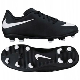 Fotbollskor Nike Bravata Ii Fg Jr 844442-001 svart flerfärgad