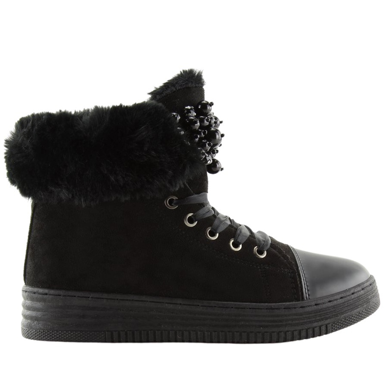 Svarta tjockisolerade sneakers KK-97 Svart