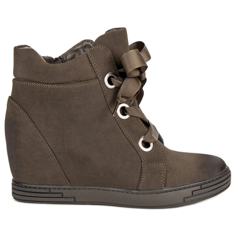 Mörkgröna VINCEZA sneakers