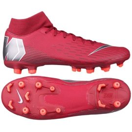Nike Mercurial Superfly 6 Academy Mg M AH7362-606 fotbollsskor röd röd