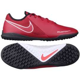 Nike Phantom Vsn Academy Tf M AO3223-606 fotbollsskor mångfärgad röd