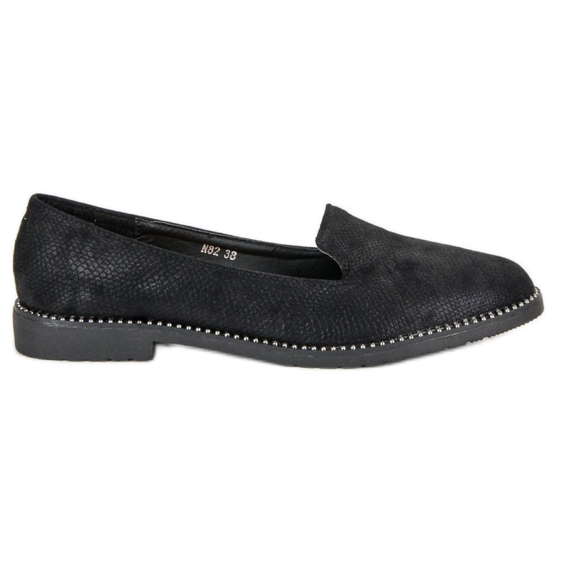 Bestelle Svarta slip-on herrar