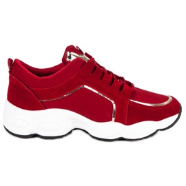 Vices Mocka sportskor laster röd