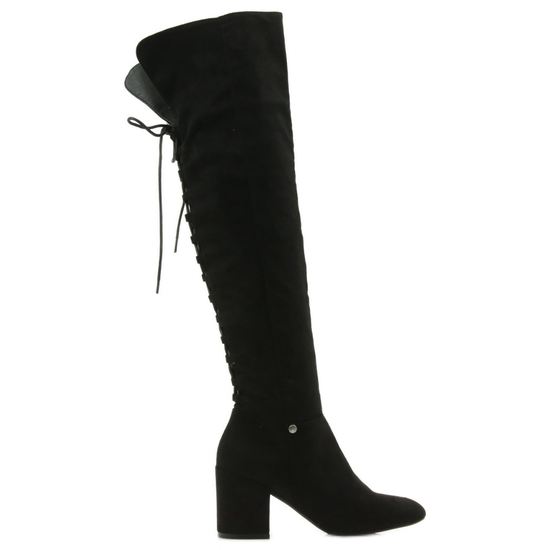 Black Heel stövlar Black Big Star 274517 svart