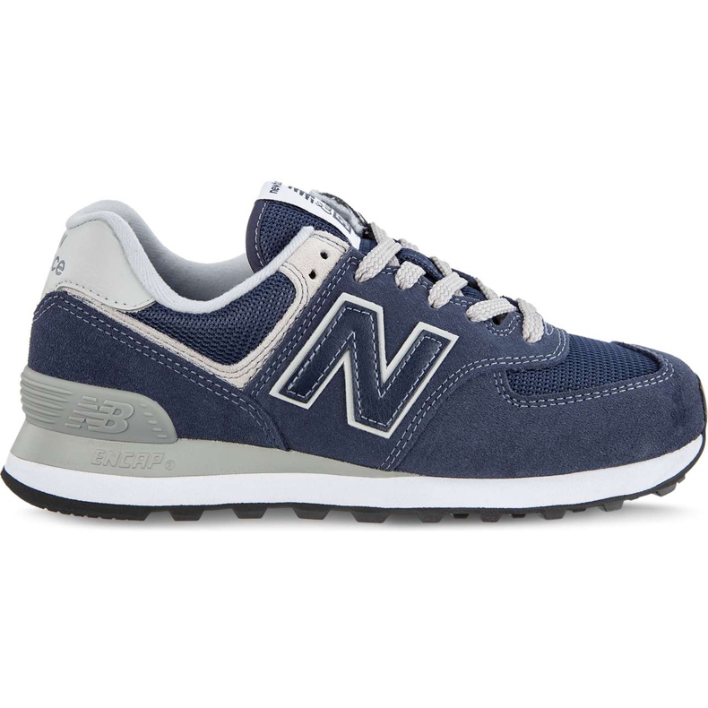 New Balance Wl574en Navy With White marinblå
