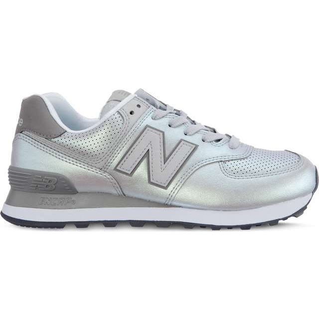 New Balance Wl574ksc Sheen Pack Rain Cloud Med Marblehead grå