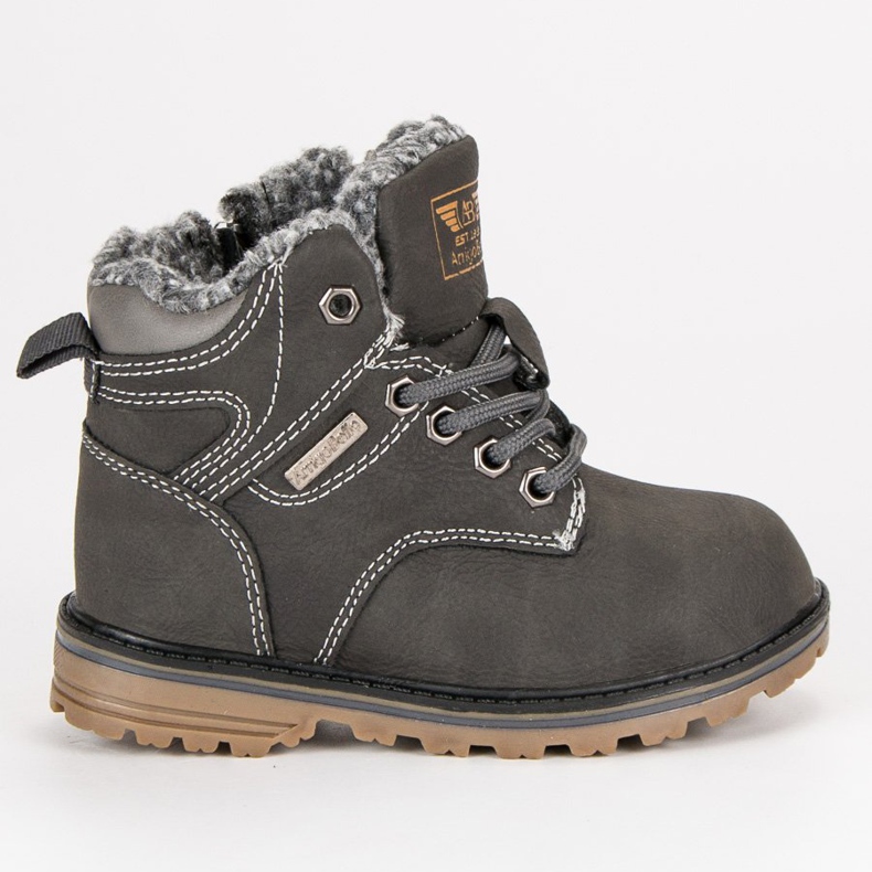 Arrigo Bello Uppvärmda trappor på dragkedjan grå