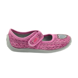 Befado barnskor ballerinas tofflor 945x325 grå rosa