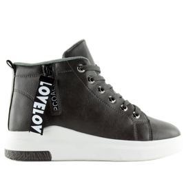 Grå ankelhöga sneakers A29 Grå