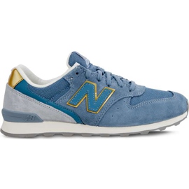 New Balance Wr996flp Blå Grå Guld