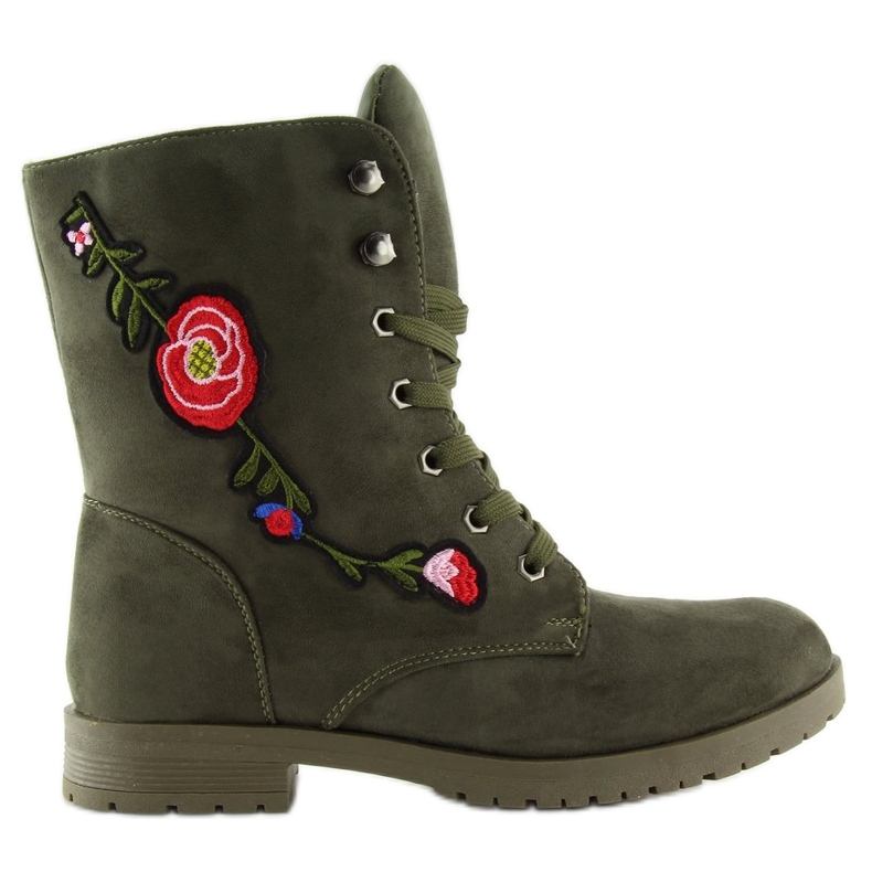 Arbetare med broderi AB-9 Army Green grön