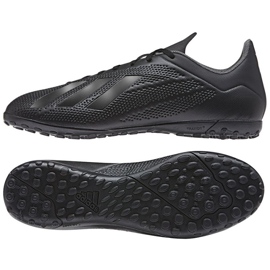 Adidas X Tango 18.4 Tf M DB2480 fotbollsskor svart svart