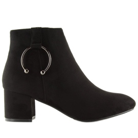 Svart PE192 Svarta höga klackar